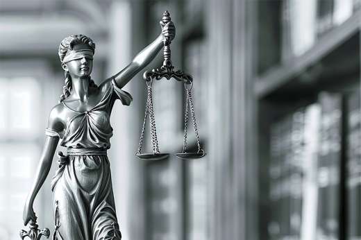 Foto: Statue von Justitia